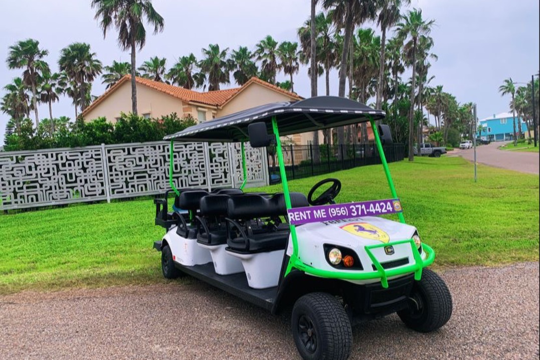 Golf Cart for six people: transportation South Padre Island